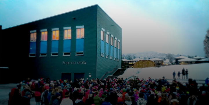 Juletregang på Bogstad skole