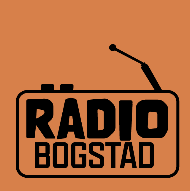 Logo for perioden Radio Bogstad utformet som en FM-radio.